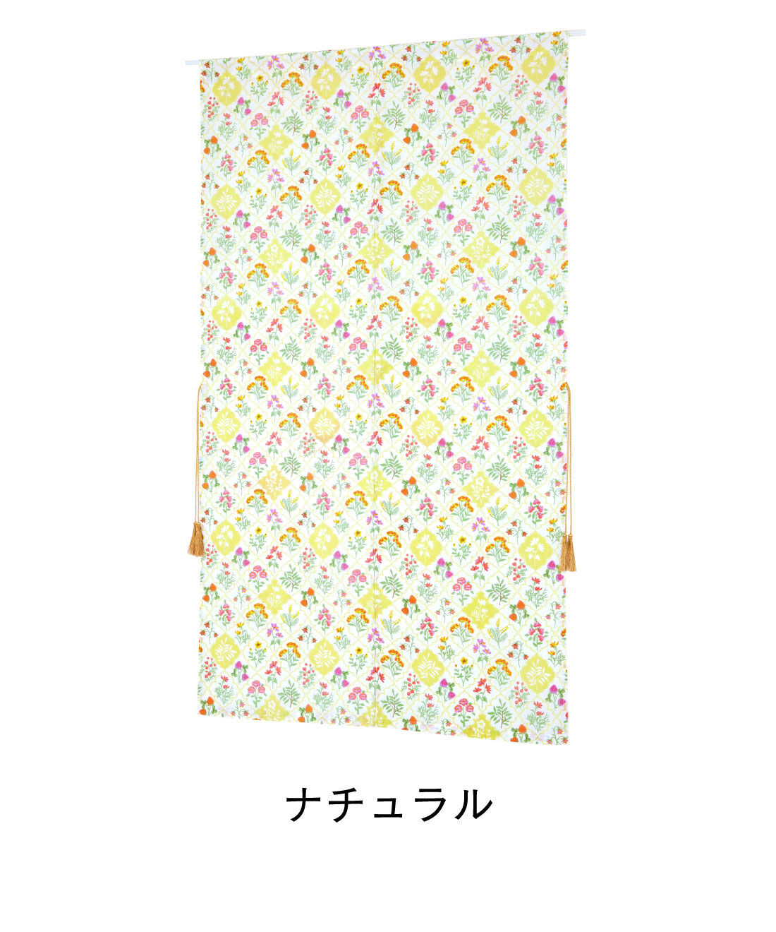 FELISSIMO PARTNERS|軽やかなボタニカルデザインがかわいい　フラワーのれん