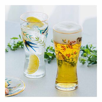 FELISSIMO PARTNERS | 吉祥花鳥 上品で華やかな ビアグラスセット