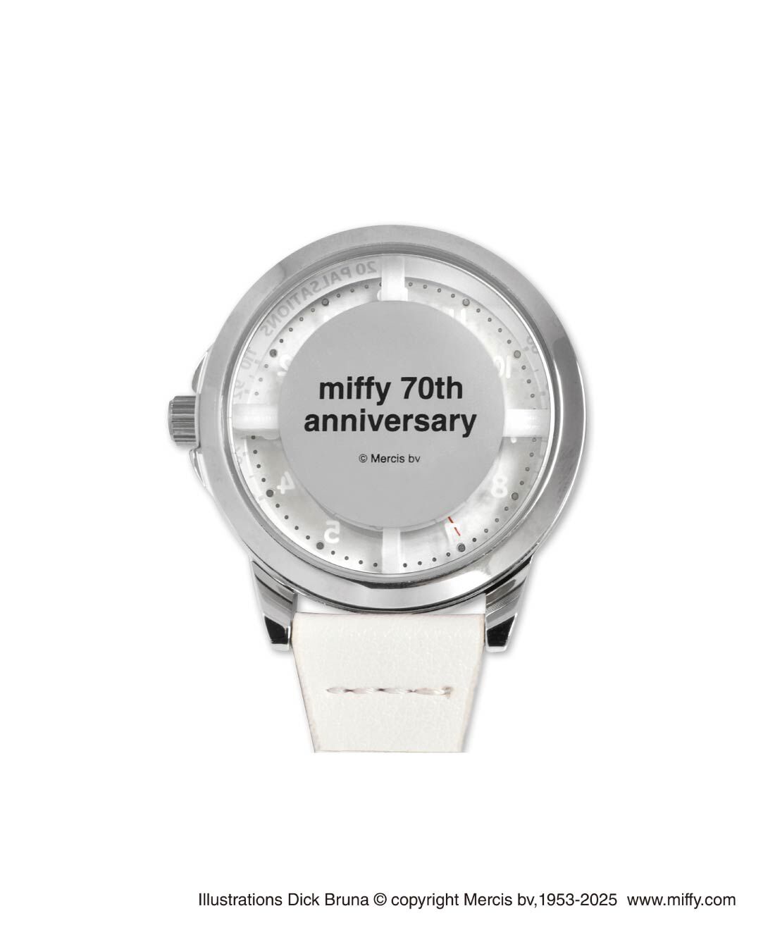 FELISSIMO PARTNERS|デスクでも活躍　ミッフィー70th  カラビナ付きウォッチ〈スケルトン〉