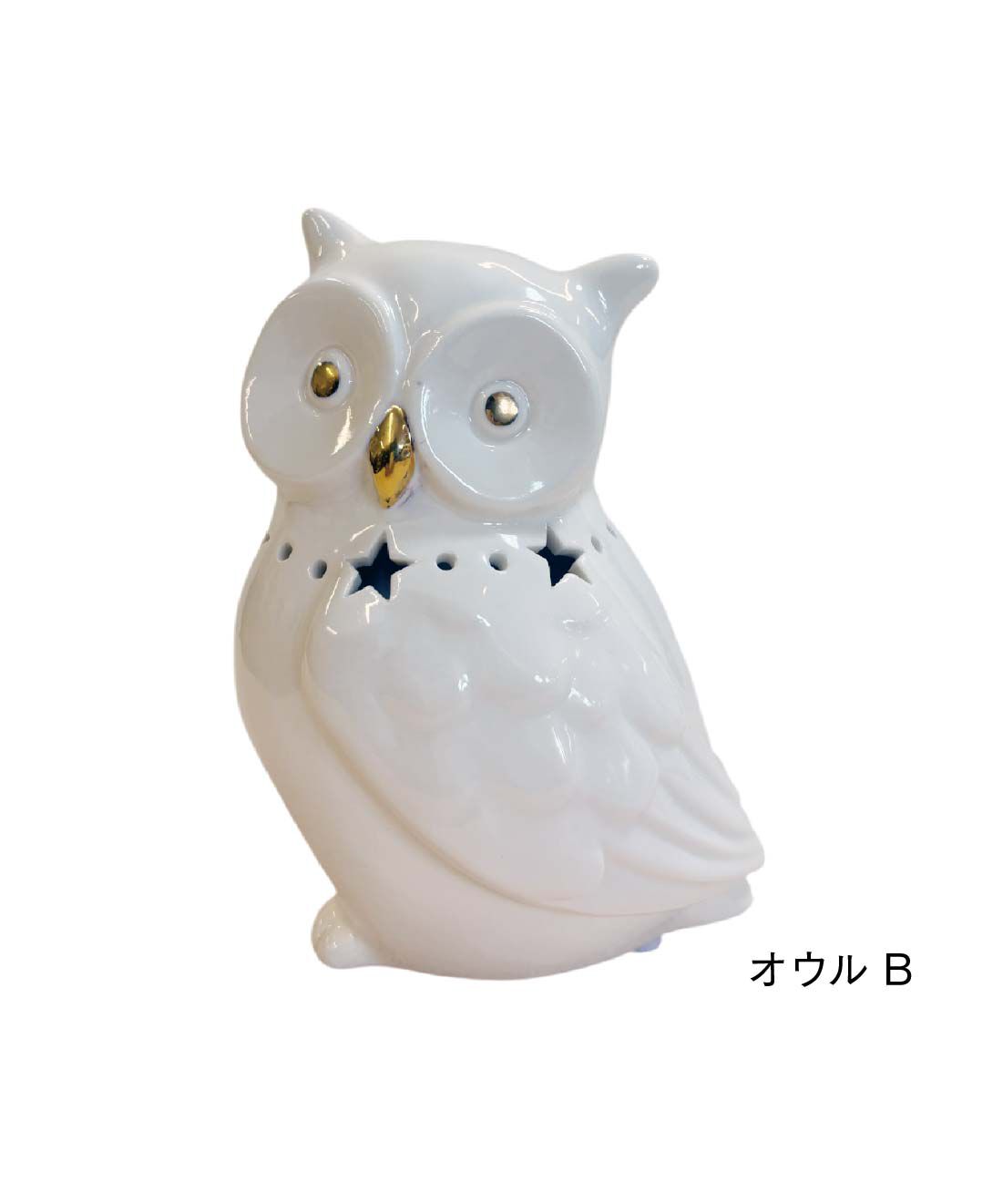 FELISSIMO PARTNERS|あたたかい光をやさしくつつみこむＬＥＤライト付きセラミックオウル