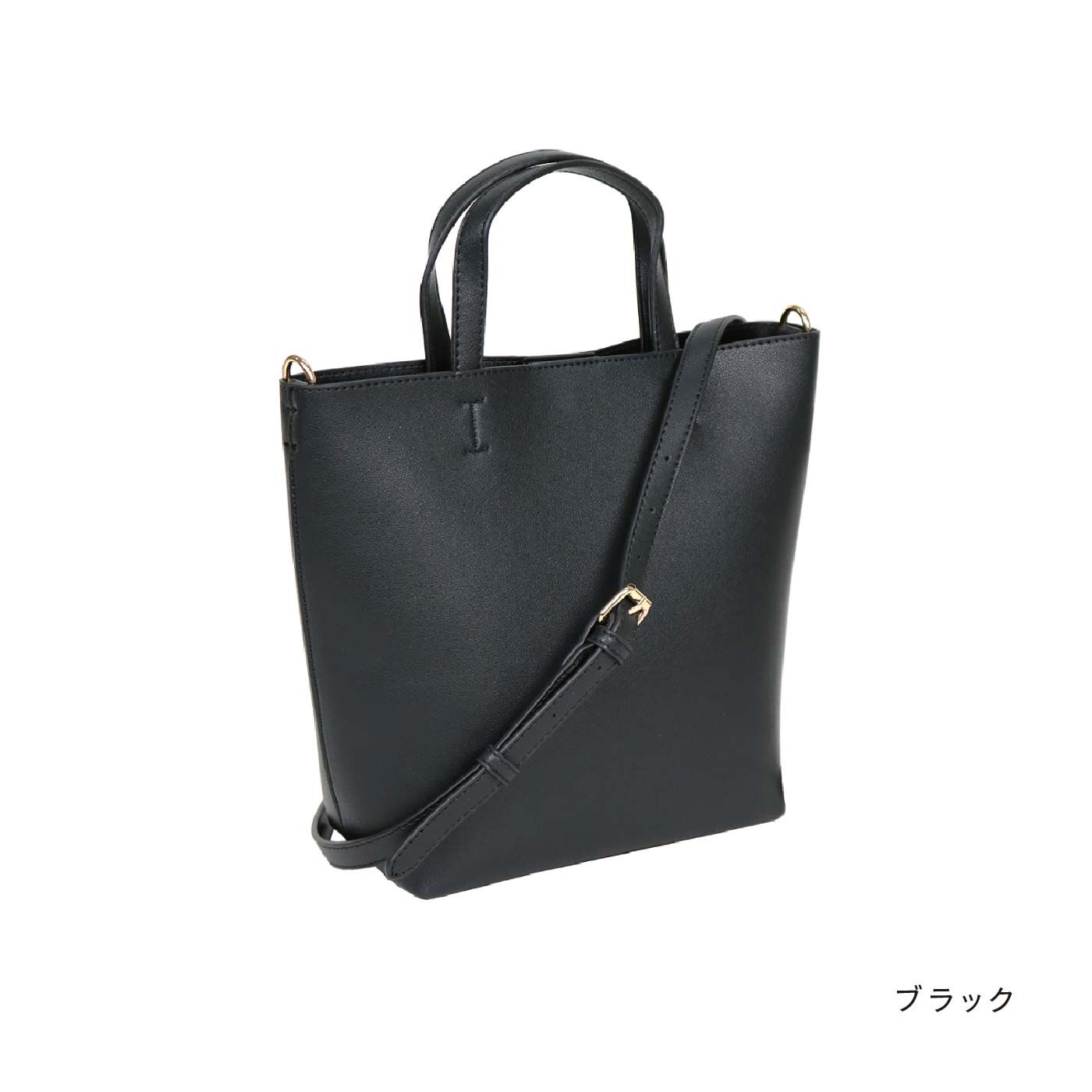 FELISSIMO PARTNERS|ベーシックですっきり　必需品をゆったり収納できるショルダーバッグ