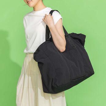 FELISSIMO PARTNERS | コンパクトになる ナイロン素材 お役立ち ボストンバッグ