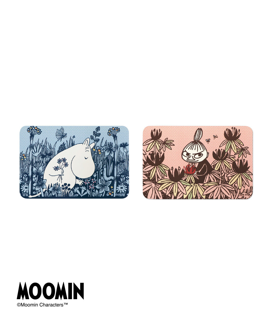 FELISSIMO PARTNERS|植物に囲まれた ムーミン＆リトルミイの 珪藻土入りソフトバスマット