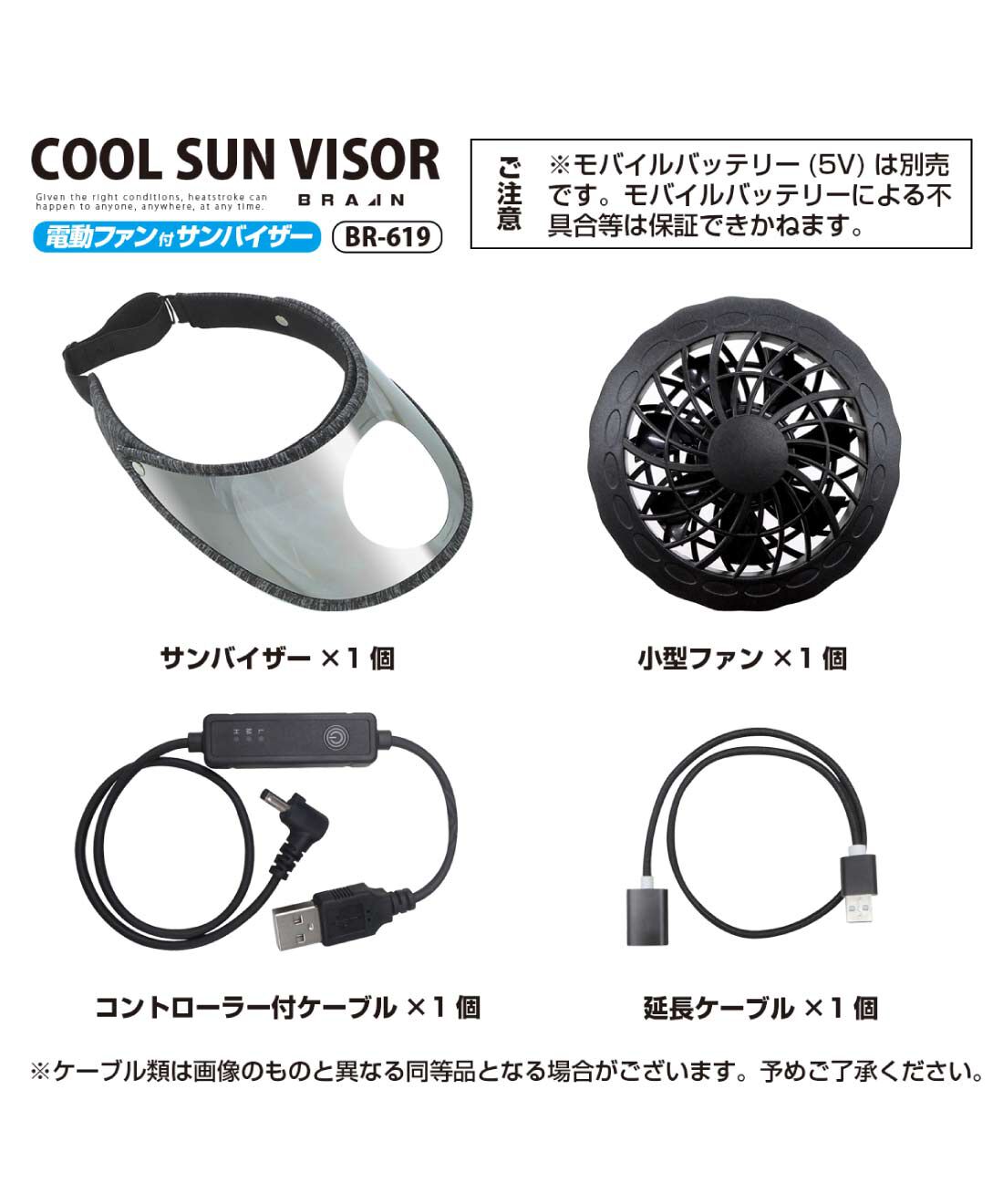 FELISSIMO PARTNERS|暑いのは顔だから！　うれしいファン付きサンバイザー