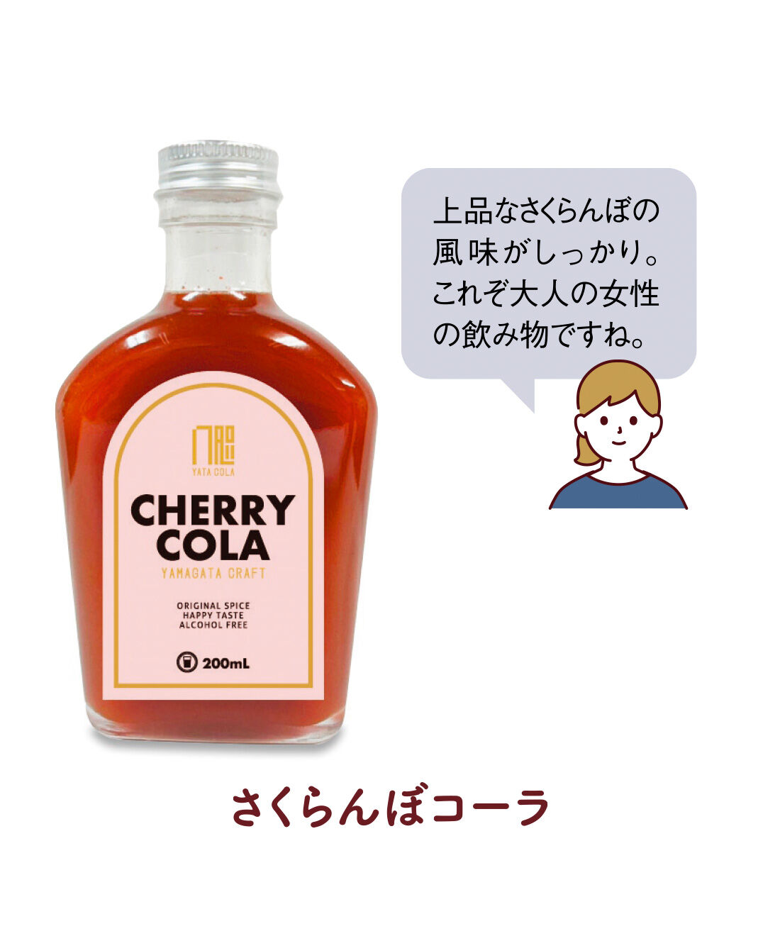FELISSIMO PARTNERS|山形発 大人クラフトシロップの会（6回予約）|山形県で育った完熟さくらんぼを厳選。果汁のようなみずみずしさ、華やかな香り。