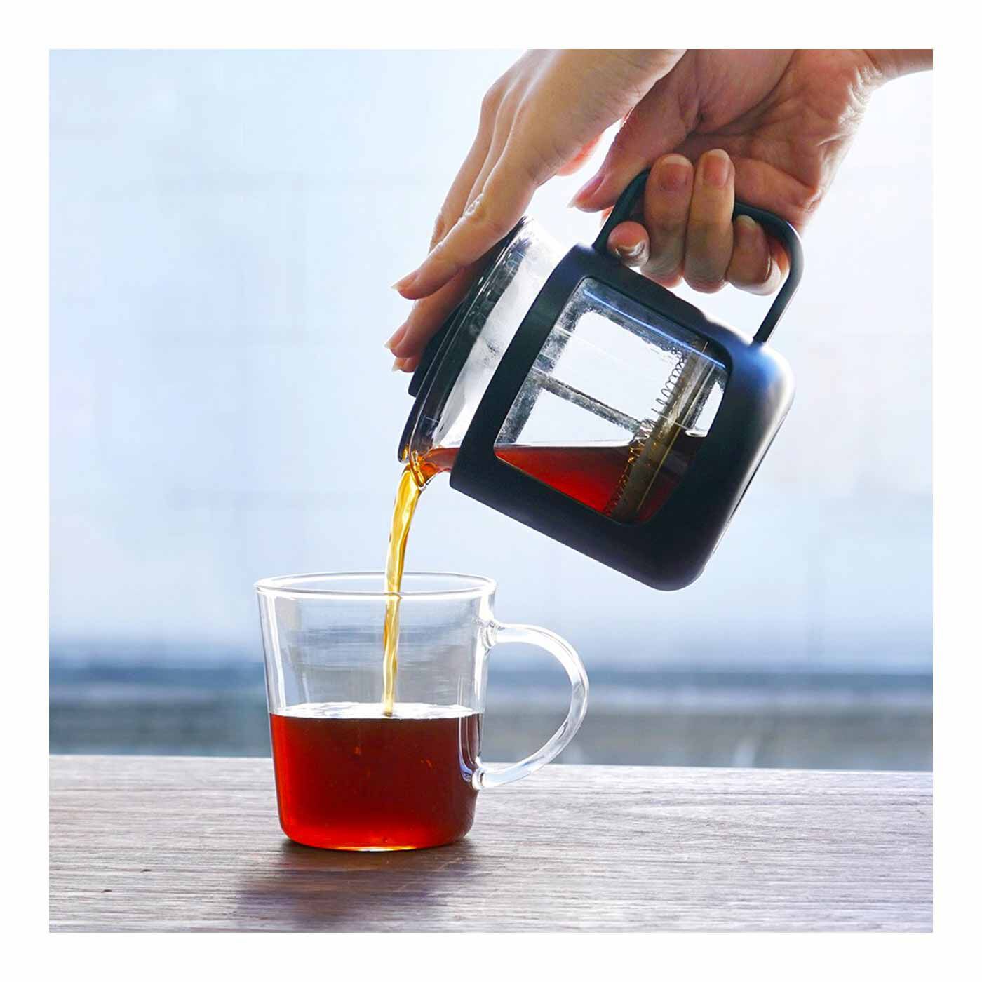 FELISSIMO PARTNERS|コーヒーのうまみ成分・コーヒーオイルも抽出できる HARIOカフェプレス〈2杯用〉