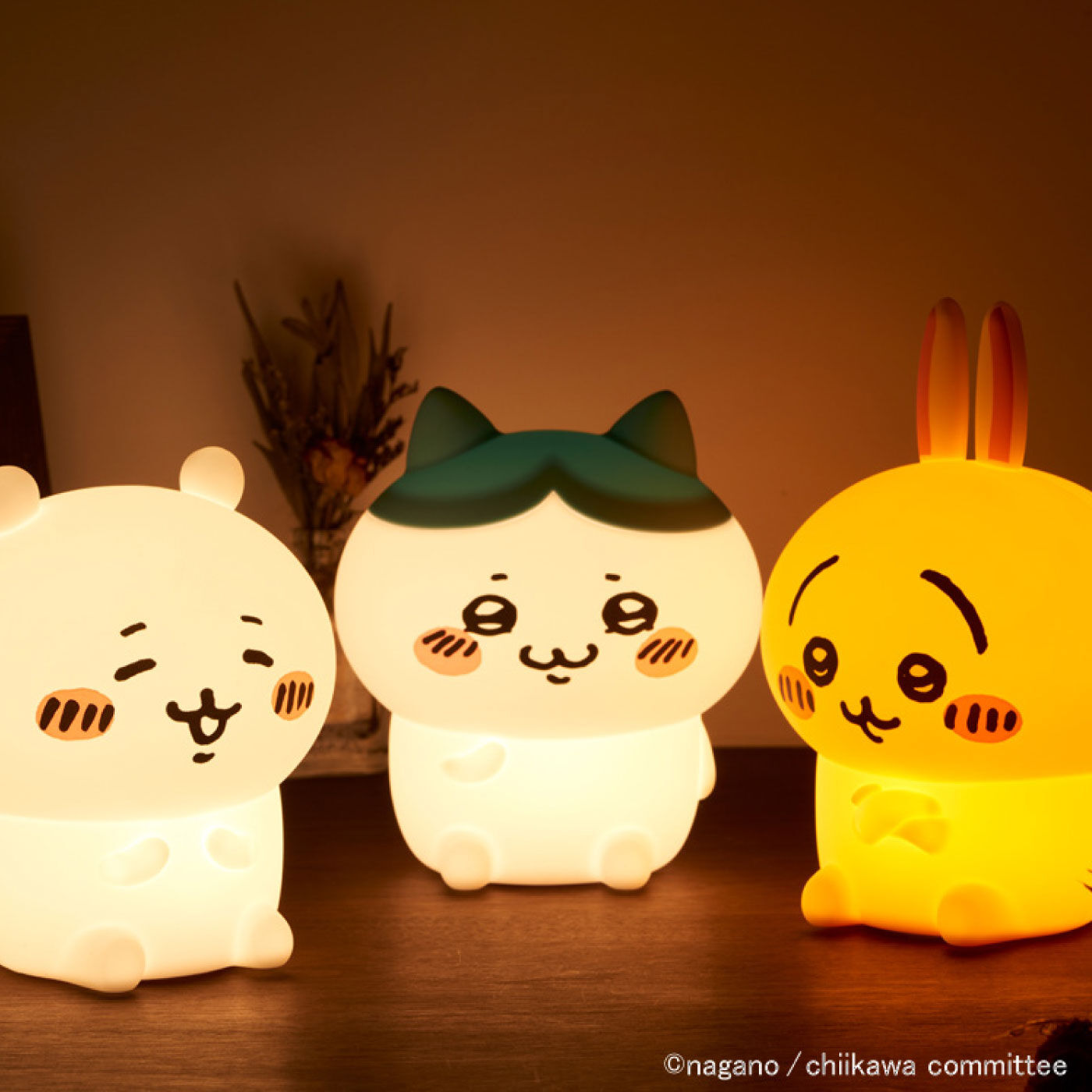 FELISSIMO PARTNERS|ほんわり灯る　ちいかわたちの　ぷにぷにルームライト