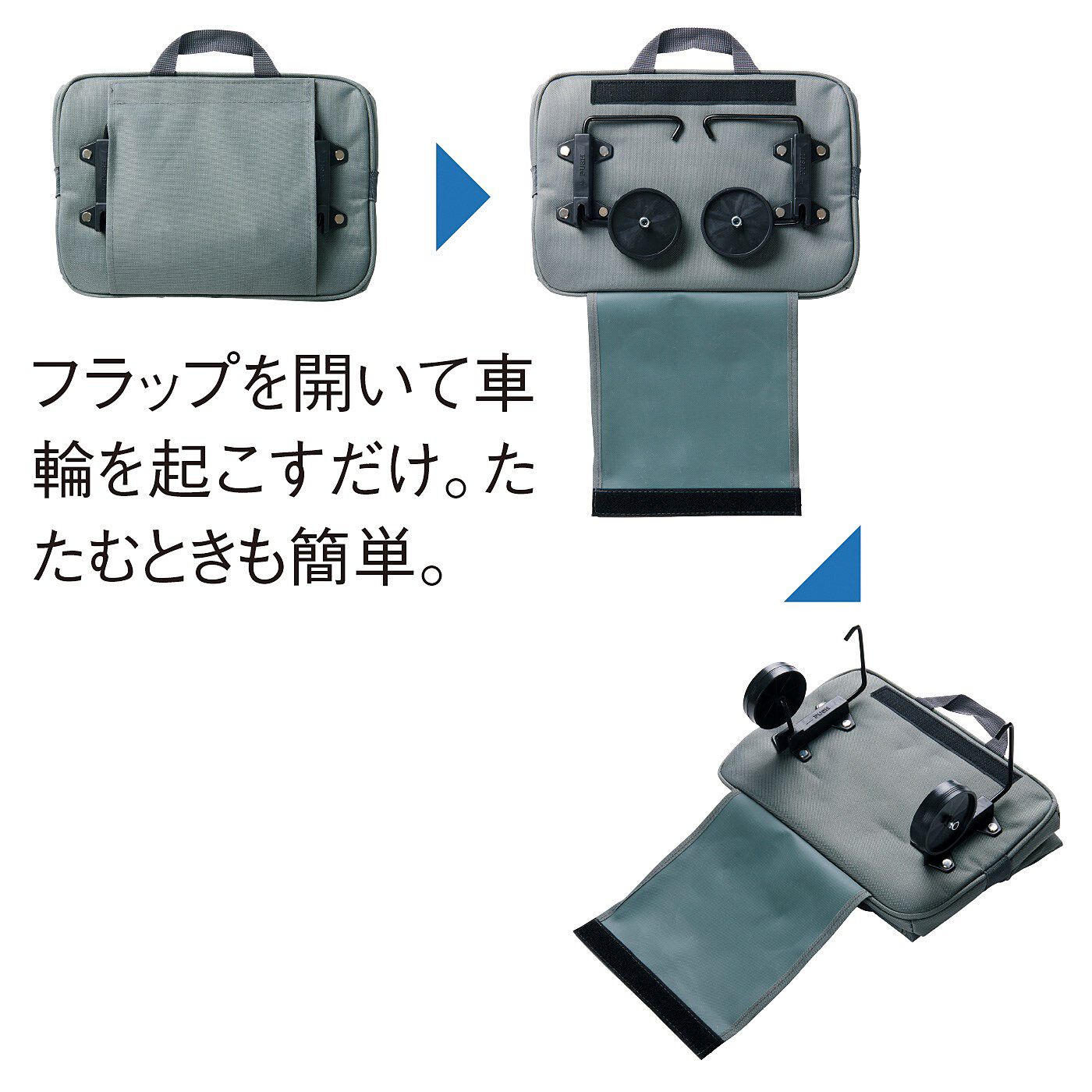 FELISSIMO PARTNERS|たためばコンパクト！　お買い物から小旅行までラクラク　ＡＶＥＲＹ（アベリー）　折りたたみハンディトートカート