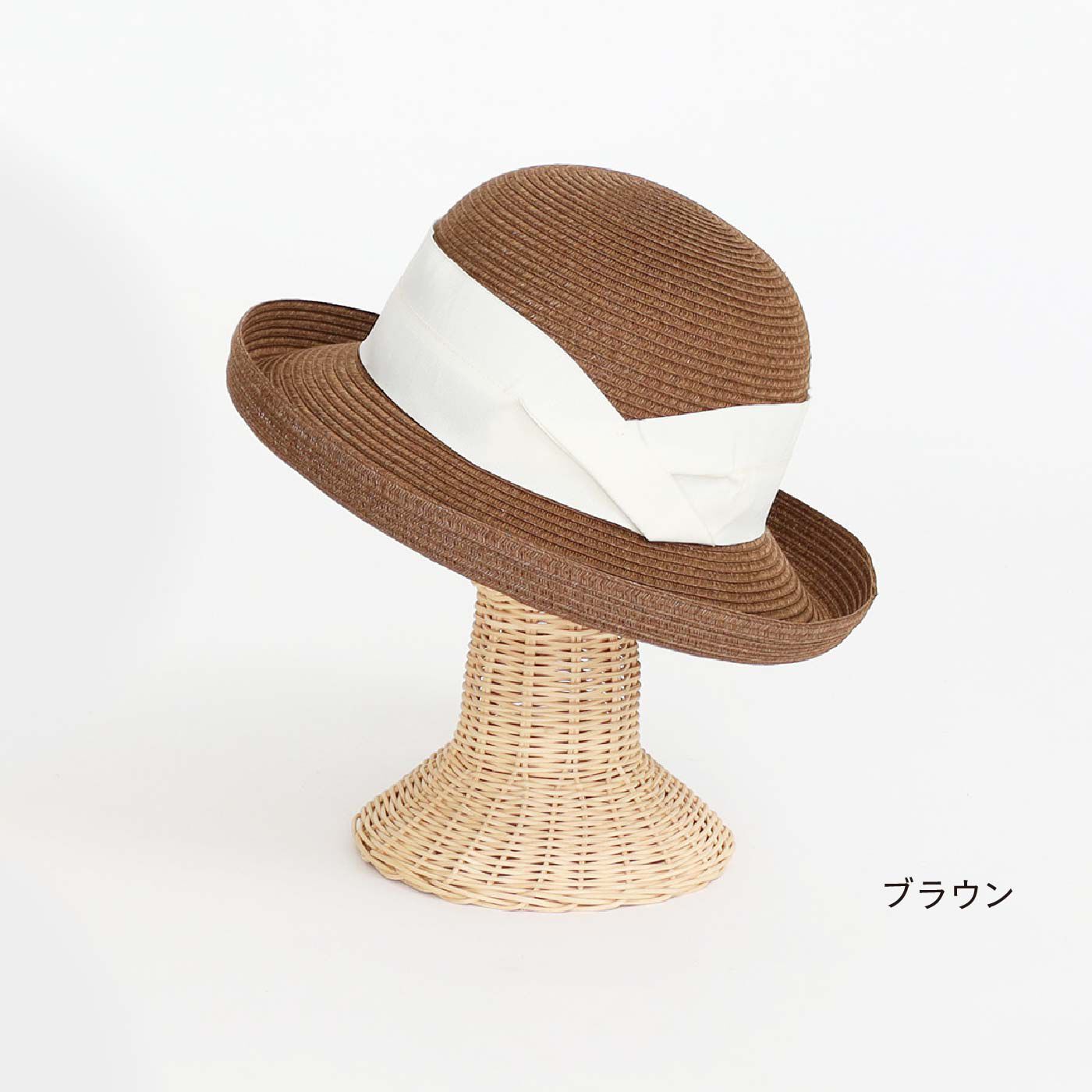 FELISSIMO PARTNERS|大きいリボンがアクセント　可憐なウォッシャブルハット