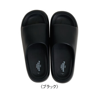 FELISSIMO PARTNERS | やわらかサンダル〈ブラック〉