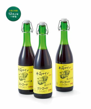 FP産地直送マルシェ | 2025年 井筒の生ワイン 赤 〈計3本セット〉