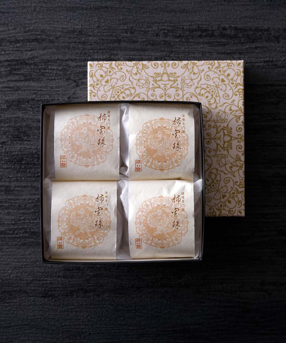 FP産地直送マルシェ|【締切12月4日】法隆寺門前　奈良祥樂の柿宝珠４個セット