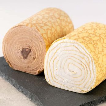 FP産地直送マルシェ | ミルクレープロール 食べ比べ 2本セット 3ヵ月コース