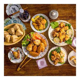FP産地直送マルシェ | 大分・佐賀 唐揚げ 鶏めしおにぎりセット 食べ比べ 6ヵ月コース