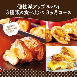 FP産地直送マルシェ | 個性派アップルパイ 3種類 食べ比べ 3ヵ月コース