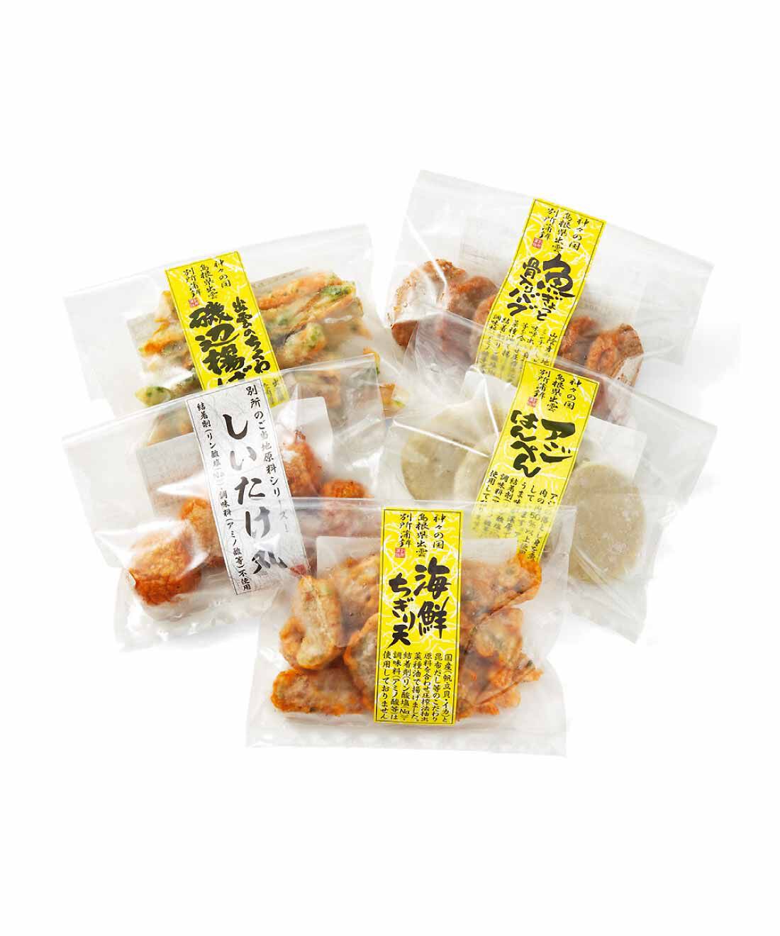 FP産地直送マルシェ|【予約限定・締切8月3日】島根県出雲のかまぼこ屋から 揚げも蒸しもおでんも楽しめるセット6ヵ月コース|●1回のお届けセット例です。