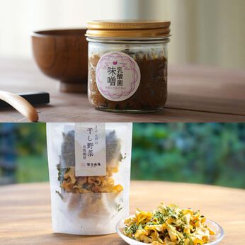FP産地直送マルシェ | 奈良・寧楽醗酵のお湯を注ぐだけ 乳酸菌味噌＆干し野菜セット