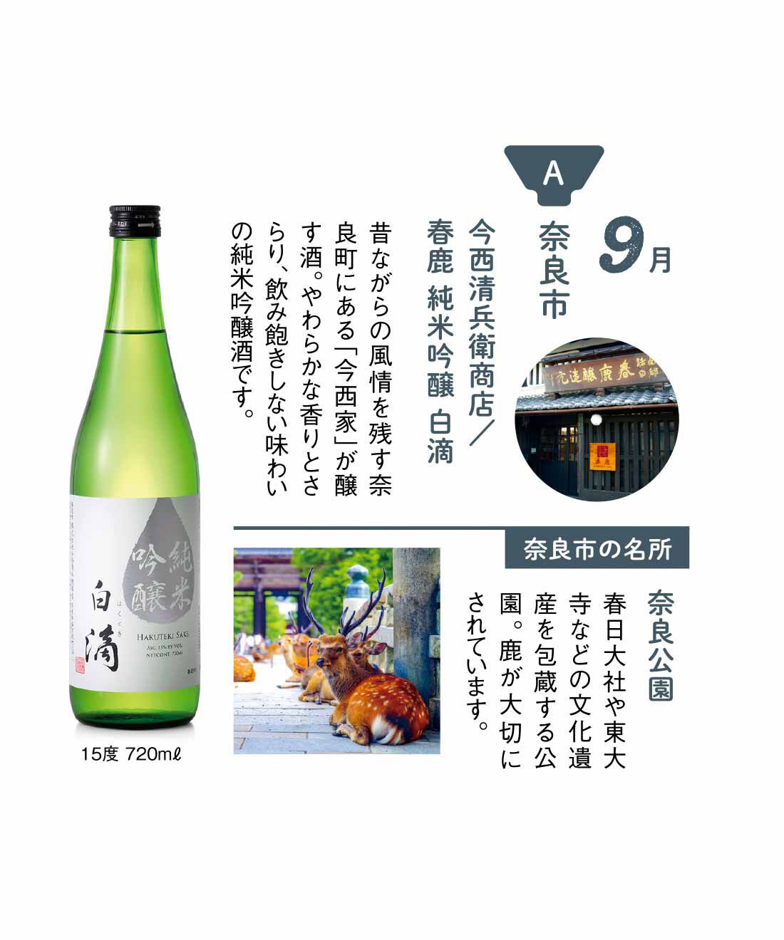 FP産地直送マルシェ|【予約限定・締切9月3日】日本清酒発祥の地 奈良の魅力を再発見！ 奈良酒 古都酒めぐり6ヵ月コース