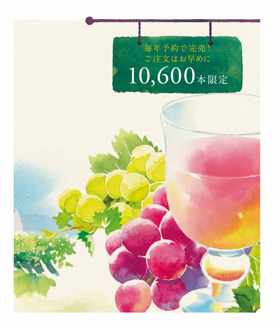 FP産地直送マルシェ|【予約限定・締切9月7日】井筒の生ワイン 赤・ロゼ 2本セット