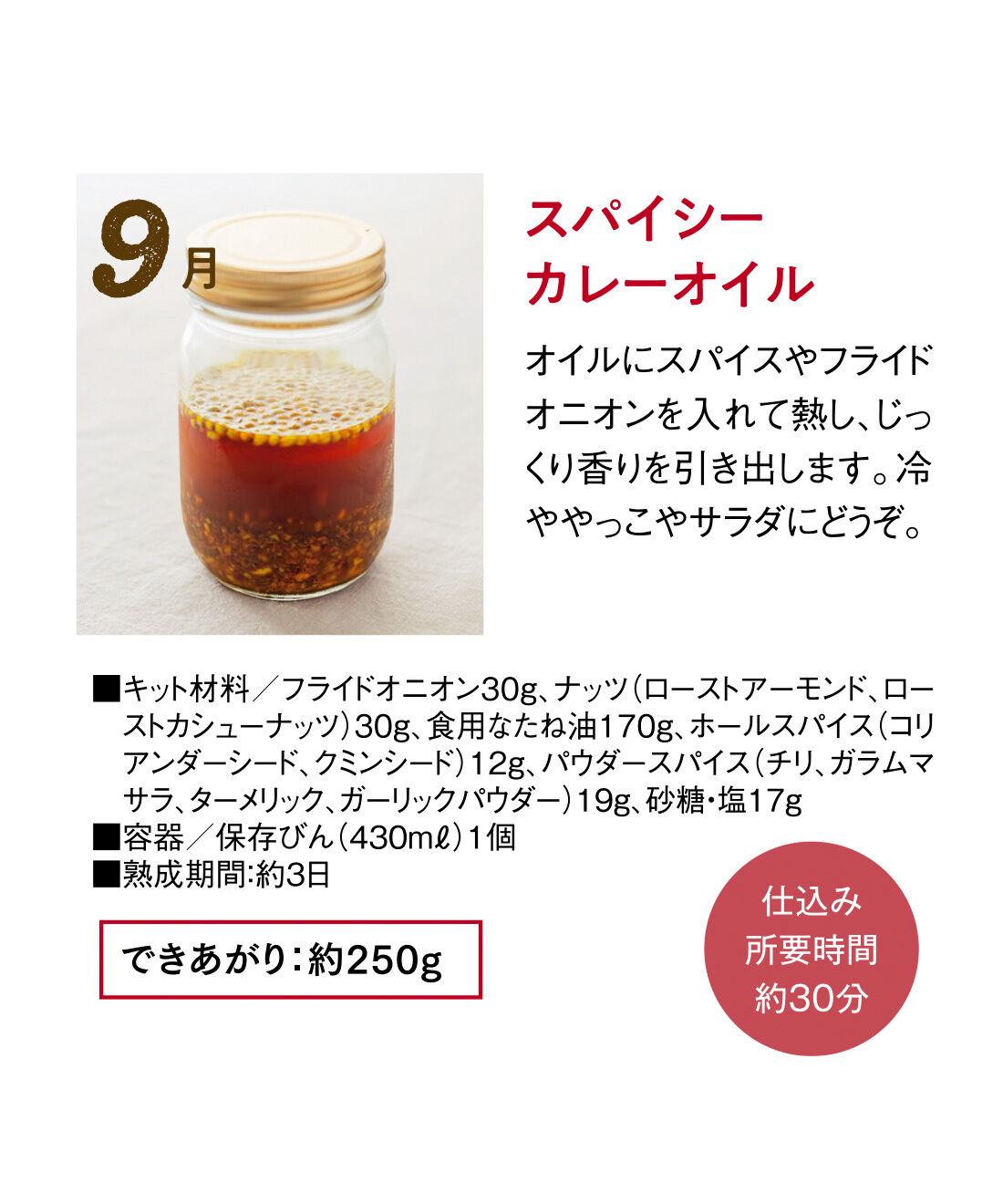 FP産地直送マルシェ|【予約限定・締切8月3日】キットで手軽に わたしの味づくり 季節の手しごと6ヵ月コース