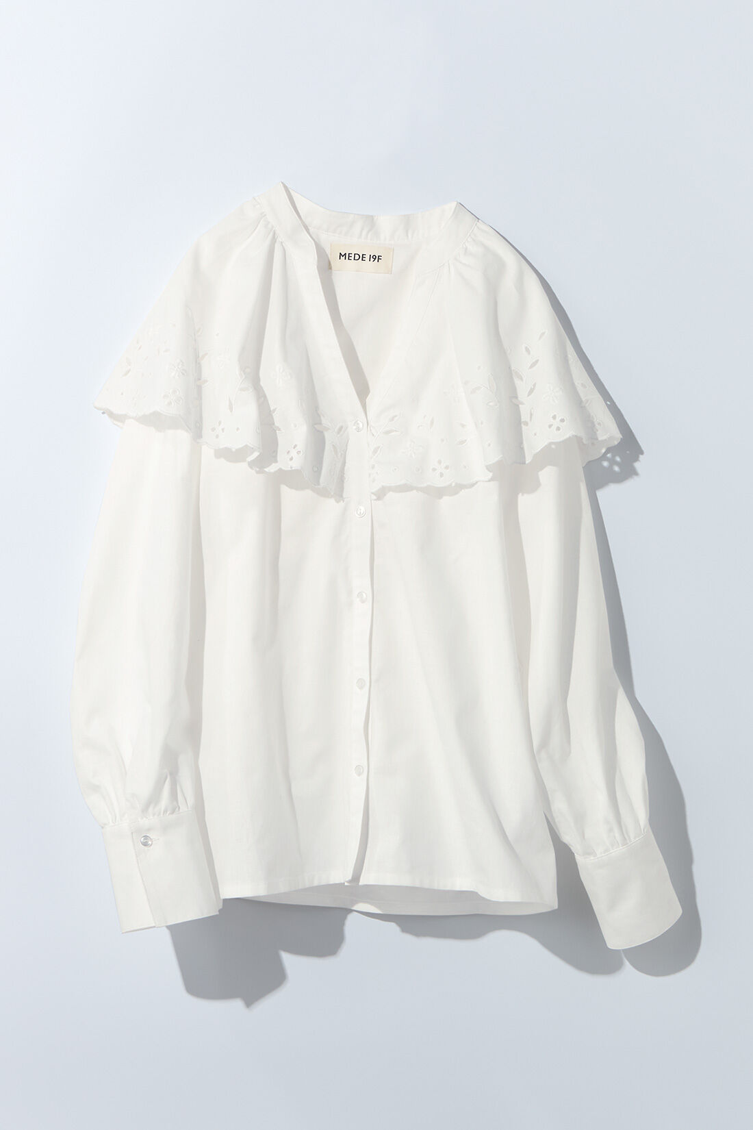 MEDE19F|MEDE19F　カットワークブラウス〈ホワイト〉