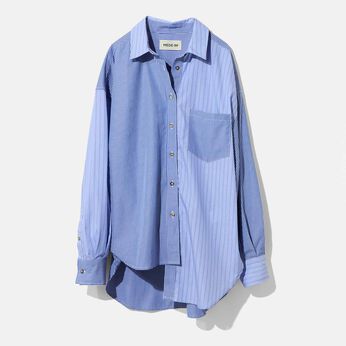 MEDE19F | ストライプシャツ〈ＢＬ〉ＭＤ１９
