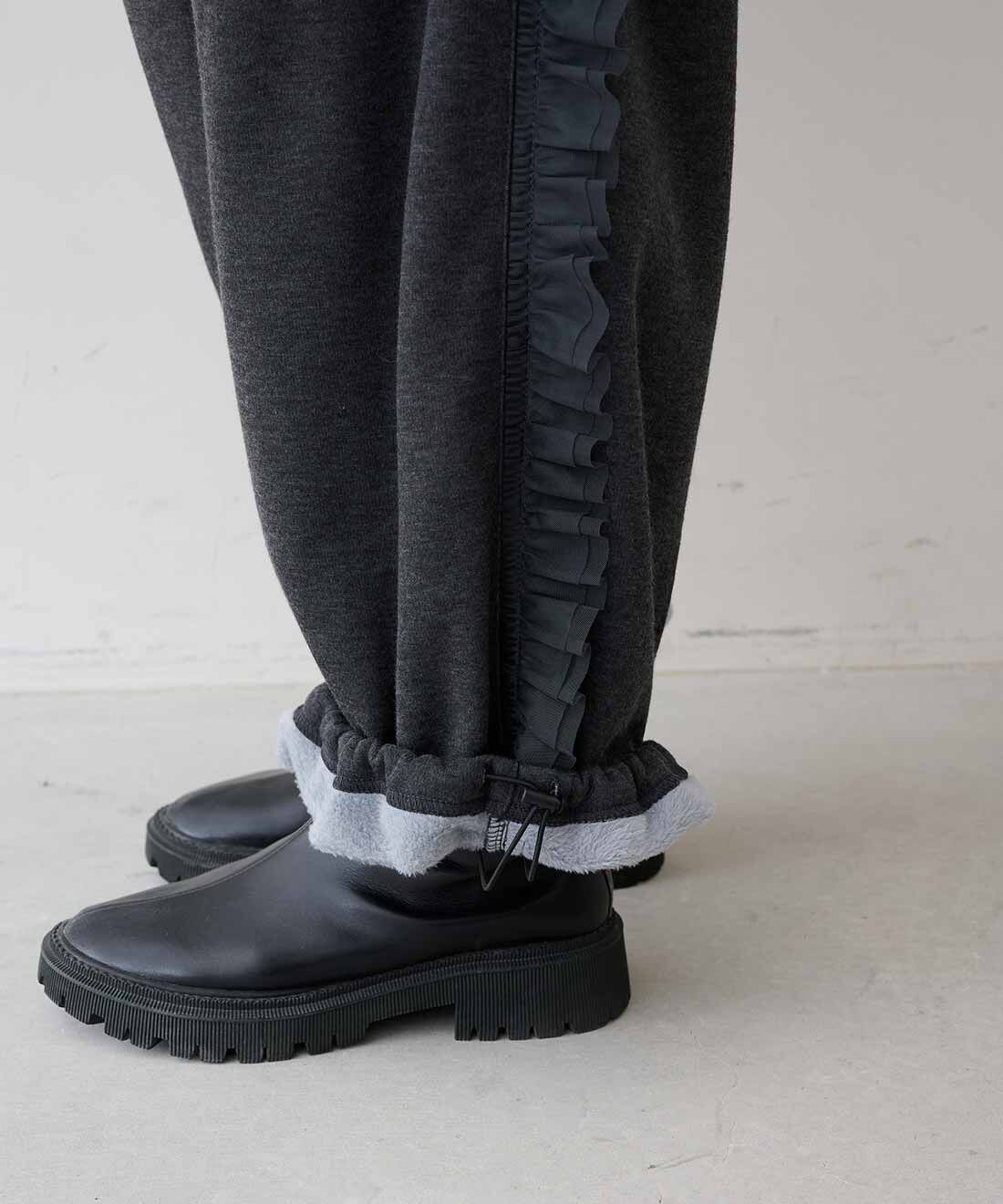 MEDE19F|MEDE19F　サイドラインフリルエアロゲルカットソーパンツ