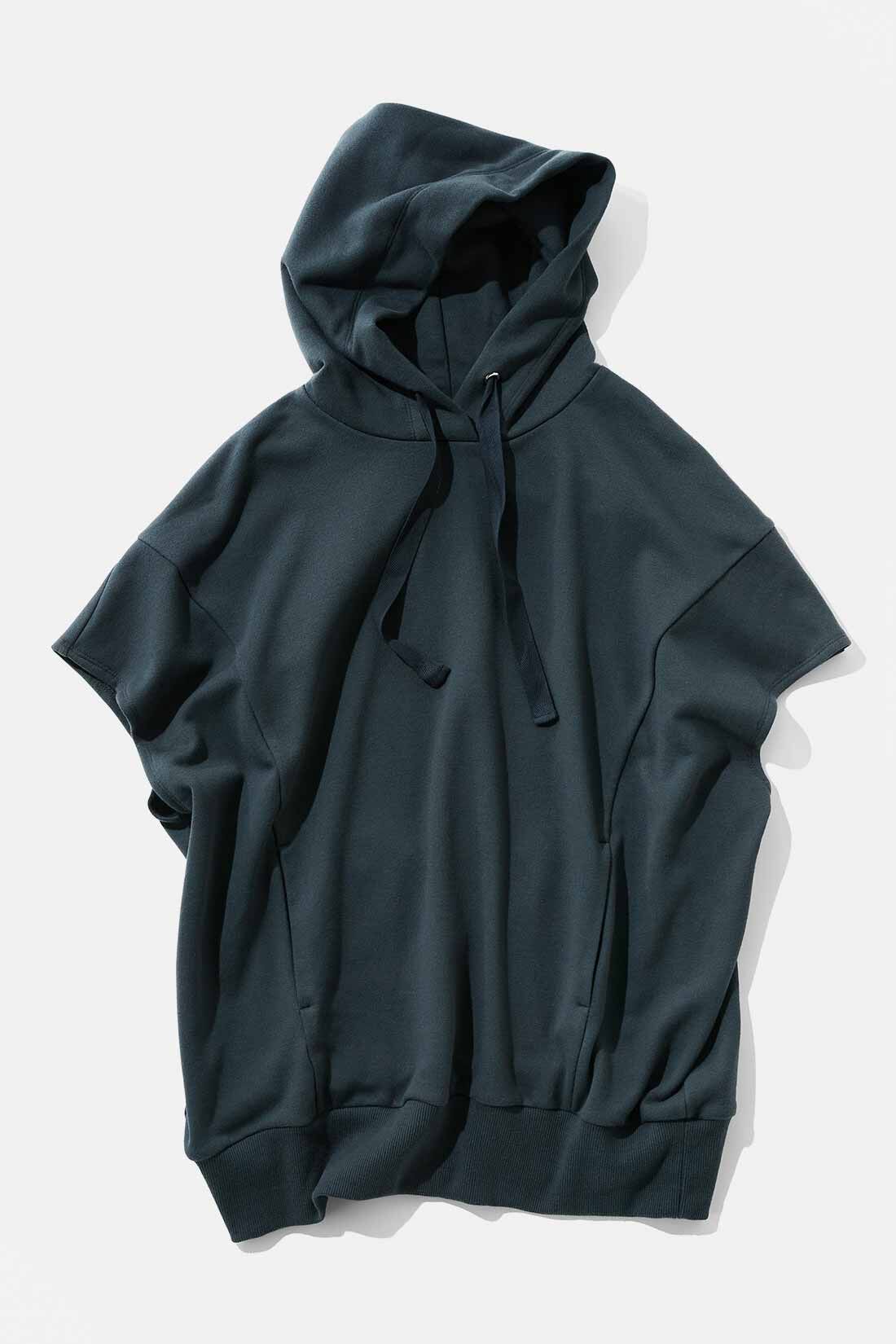 MEDE19F|MEDE19F　スリーブレスフーディースウェット〈アイボリー〉|〈チャコールグレー〉