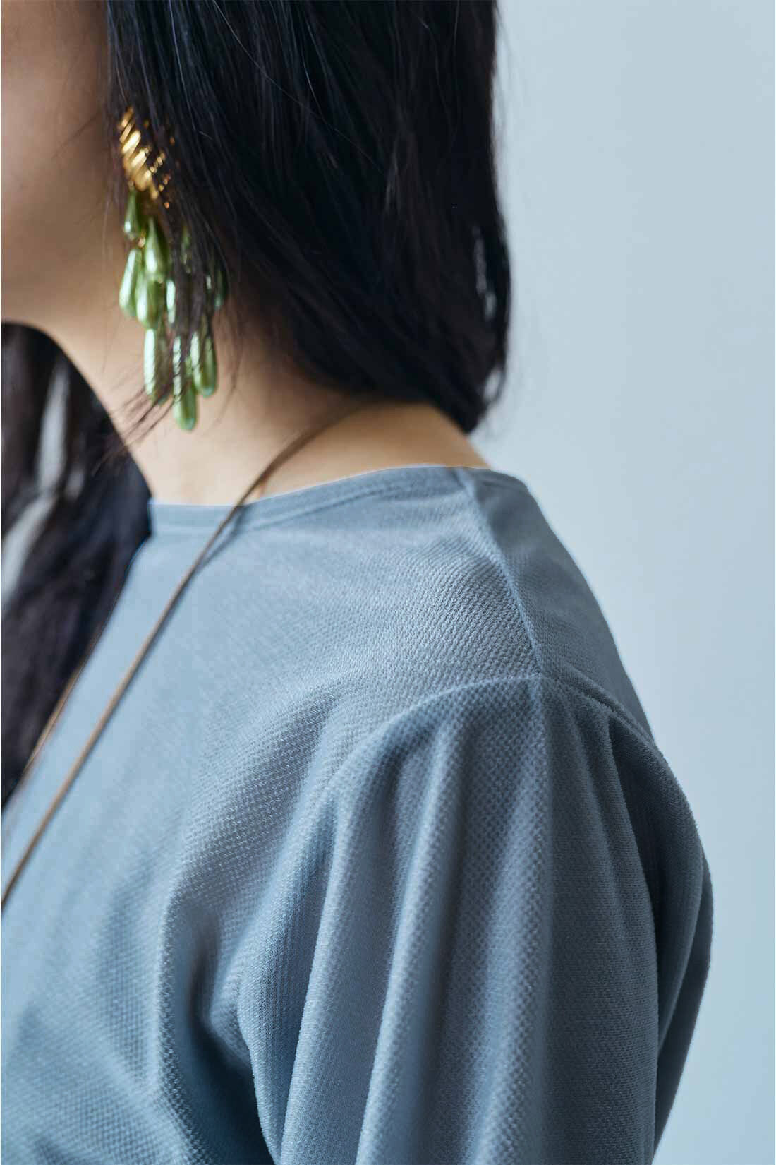 MEDE19F|MEDE19F　アシメトリーヘム シアーベロアトップスの会