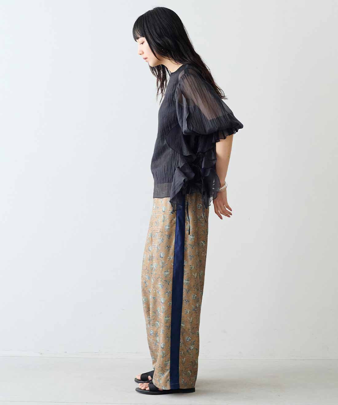 MEDE19F|MEDE19F たゆたうくらげのドッキングトップス|モデル身長：163cm　着用サイズ：M