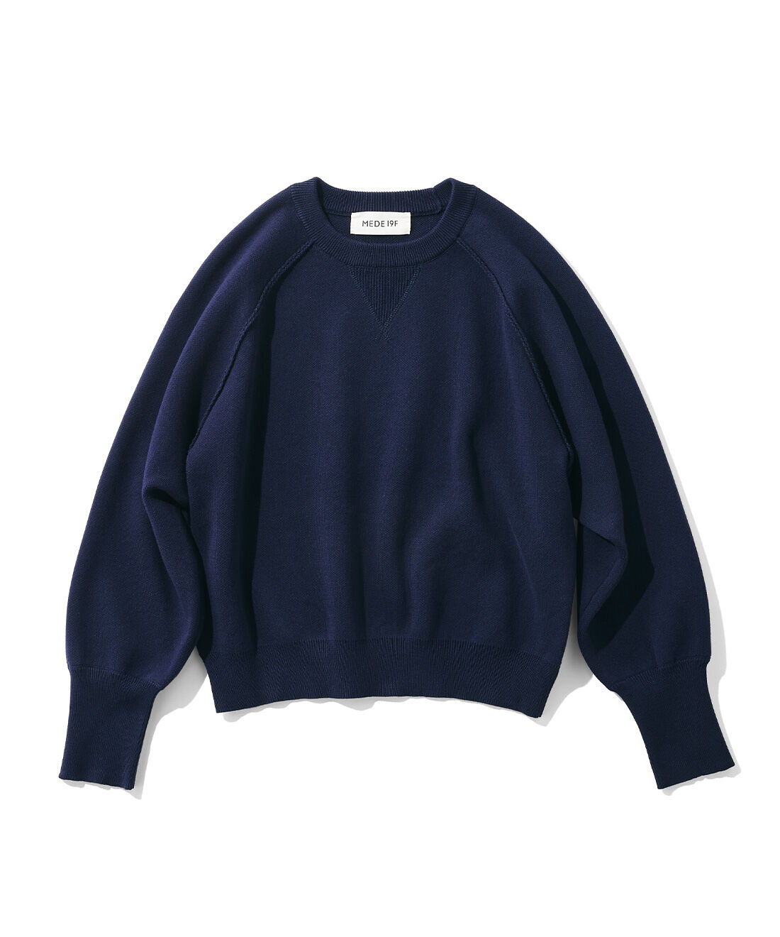 MEDE19F|MEDE19F スウェットライクニットの会|ネイビー