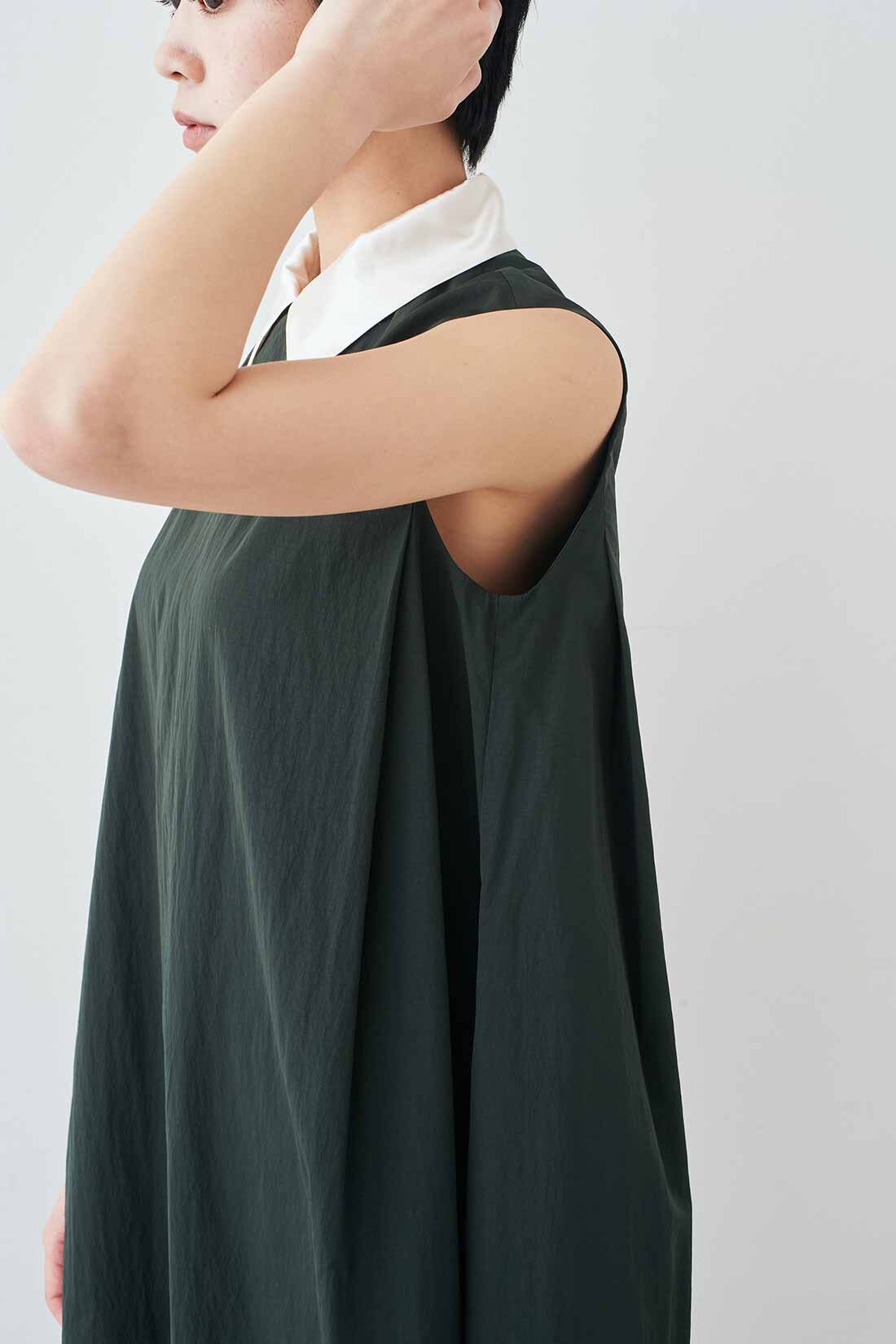 MEDE19F|MEDE19F　高山都さんコラボ 衿付き撥水加工ワンピース
