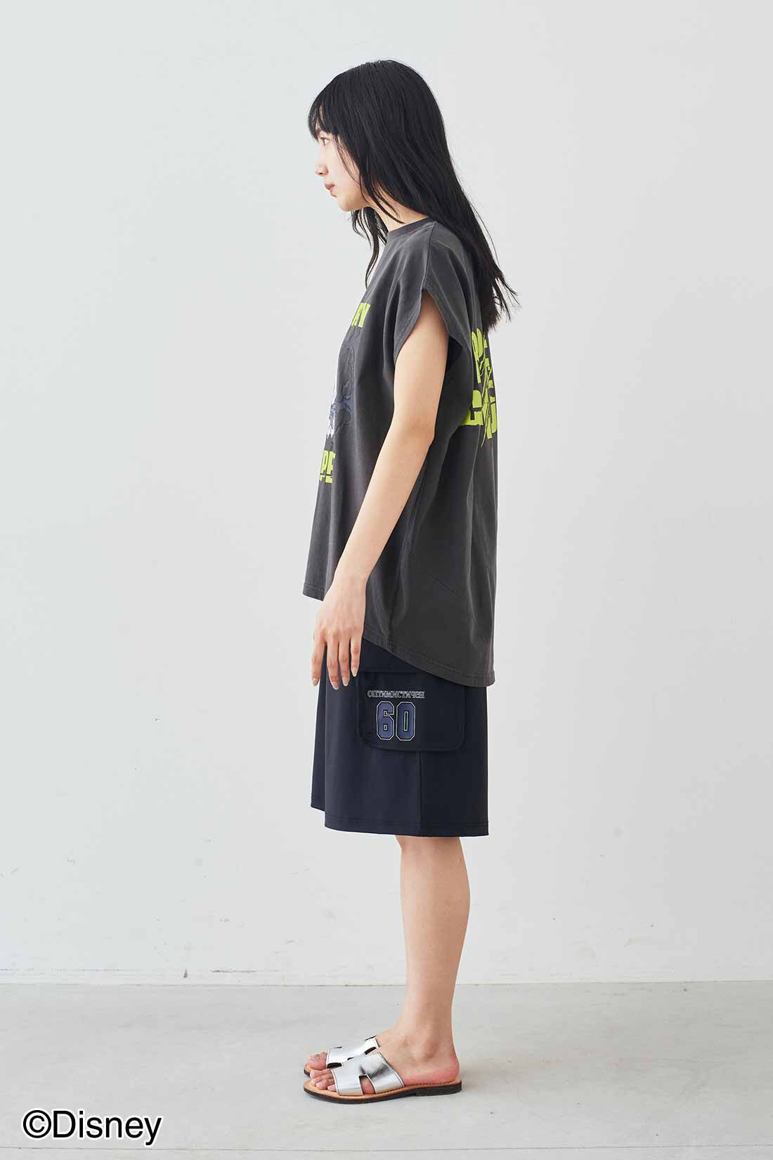 MEDE19F|MEDE19F　【Disney】古着屋でみつけたようなノースリーブTシャツの会〈ヴィランズ〉|モデル身長：163cm　着用サイズ：M