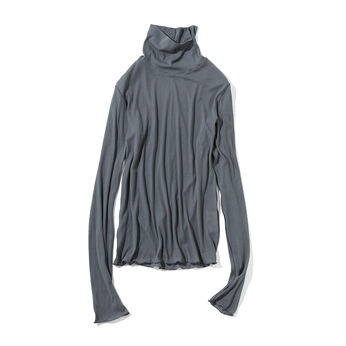 MEDE19F | ティシューカットソー ハイネックトップスの会