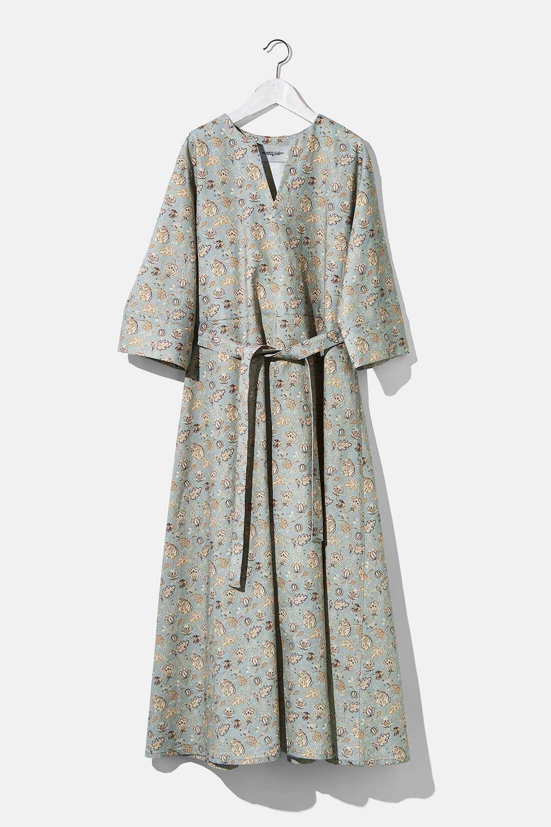MEDE19F|【MEDE19F】〈MORRIS Gallery〉リネンコットンプリントロングワンピース〈LODDEN柄〉|〈THEODOSIA柄〉