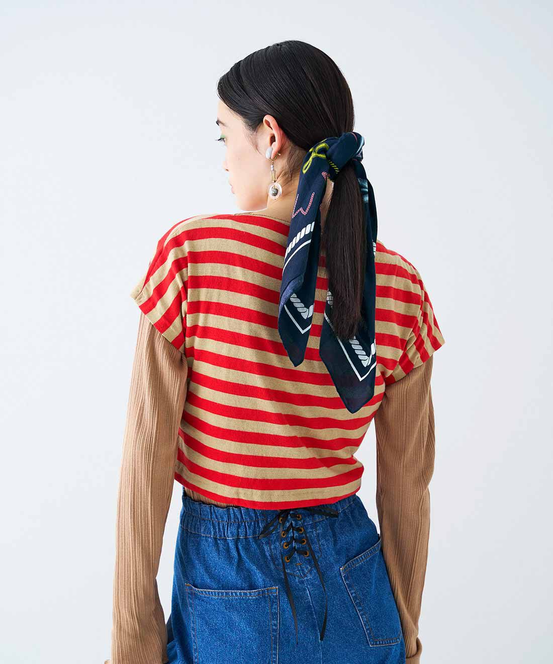 MEDE19F|MEDE19F　神戸ファッション美術館×MEDE19F スーベニアスカーフ〈ネイビー〉