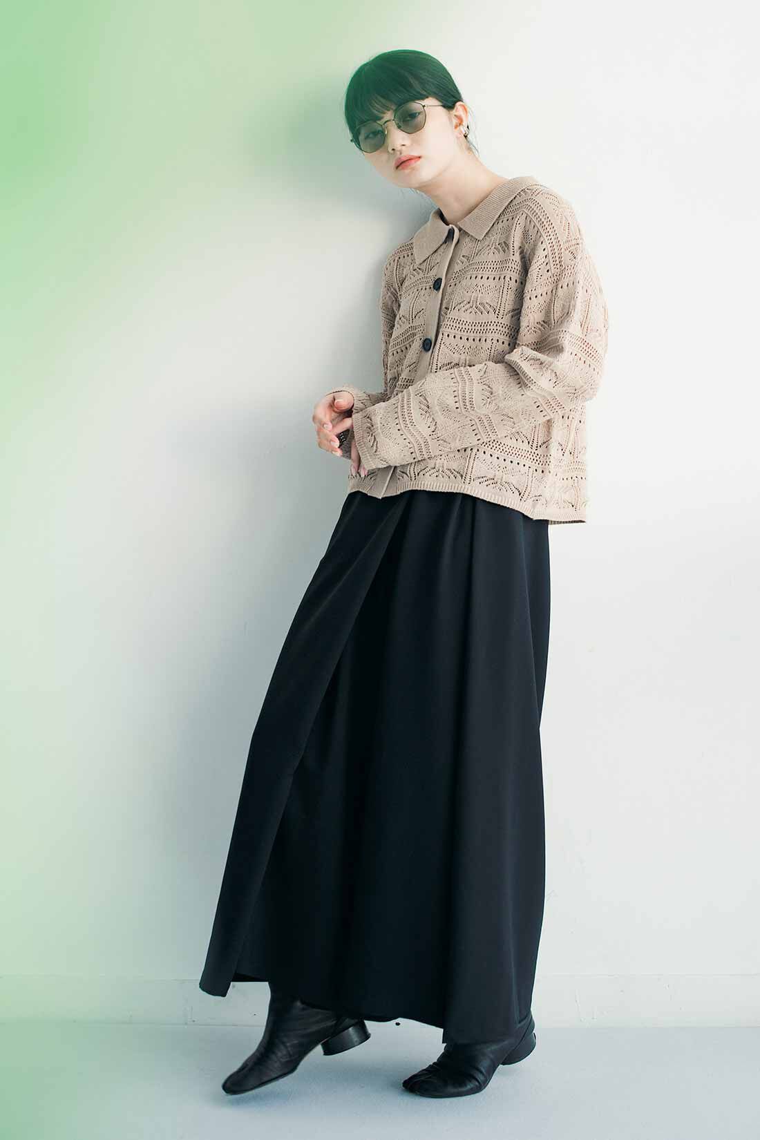 MEDE19F|MEDE19F　ワイドレッグはかまパンツ