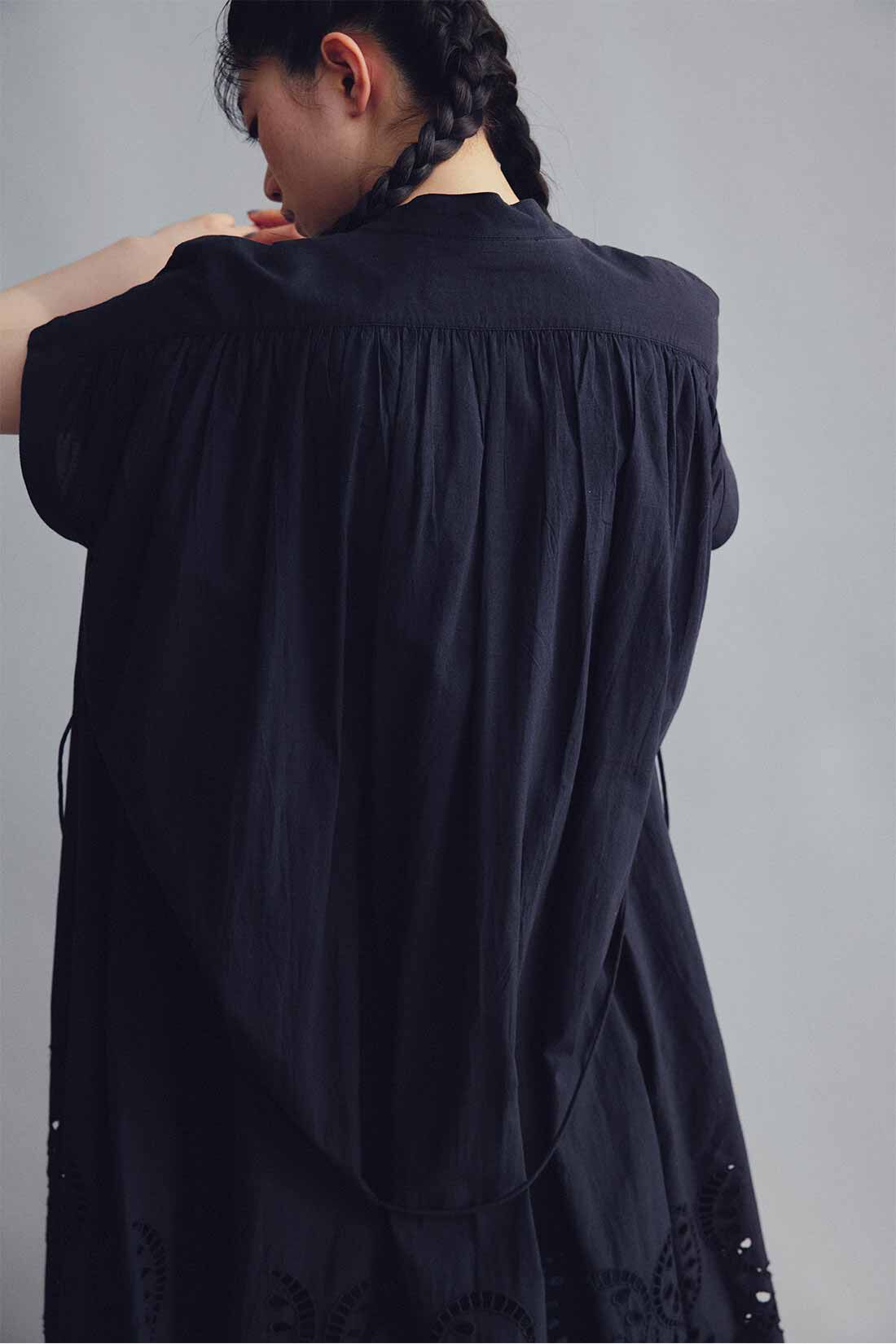 MEDE19F|MEDE19F　〈MADE IN INDIA COLLECTION〉シフリー刺しゅうワンピース