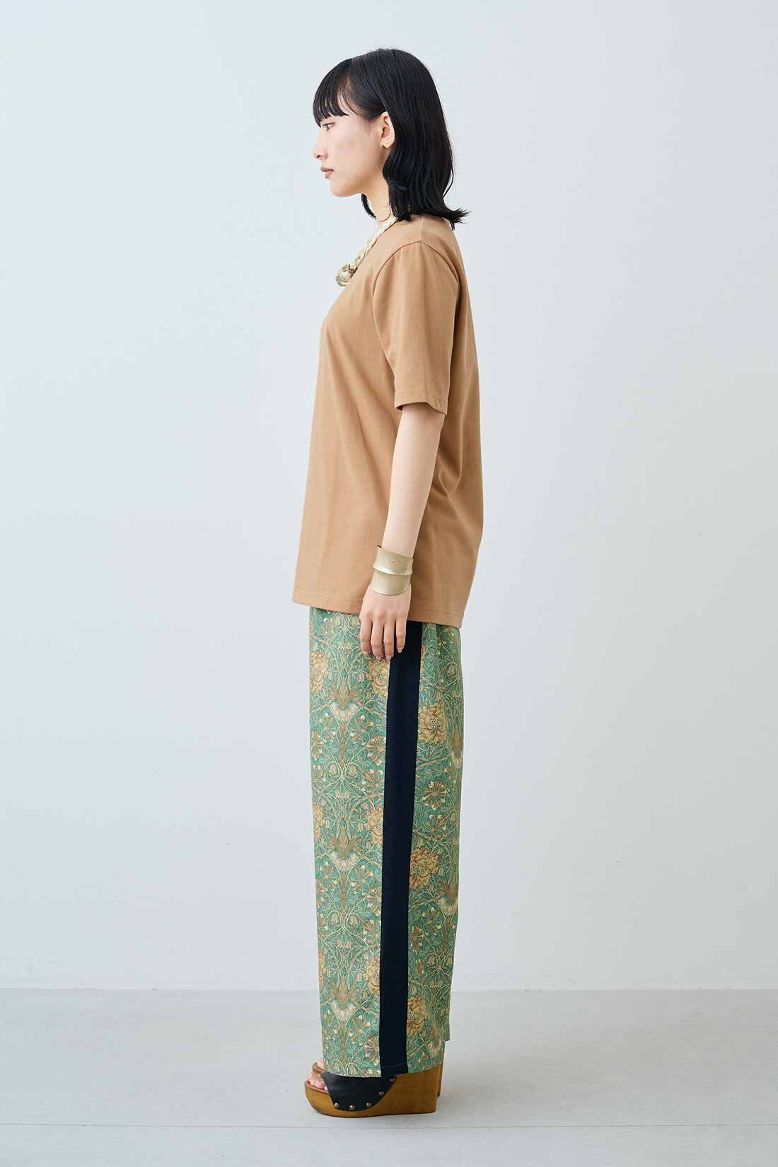 MEDE19F|MEDE19F　クルーネックTシャツセットの会|モデル身長：158cm　着用サイズ：M