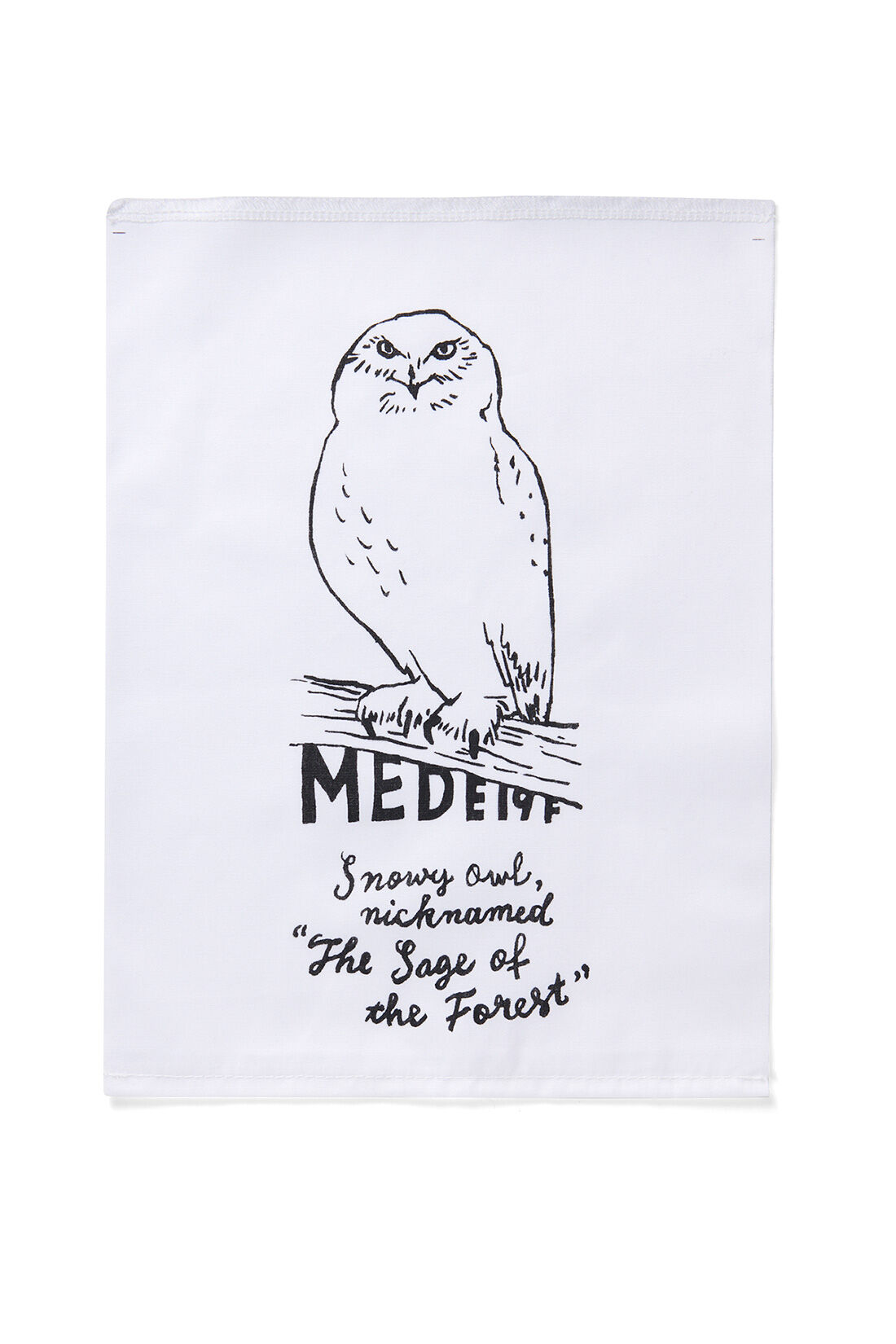 MEDE19F|旭山動物園・ボルネオの森応援商品 MEDE19F シロフクロウカーディガン〈ホワイト〉