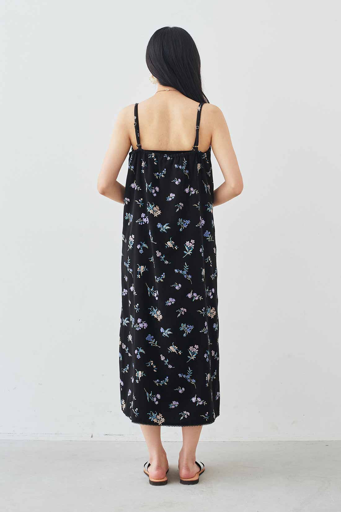 MEDE19F [メデ・ジュウキュウ]|MEDE19F　高山 都さんコラボ キャミワンピースセット〈ブラック〉|モデル身長：163cm　着用サイズ：M
