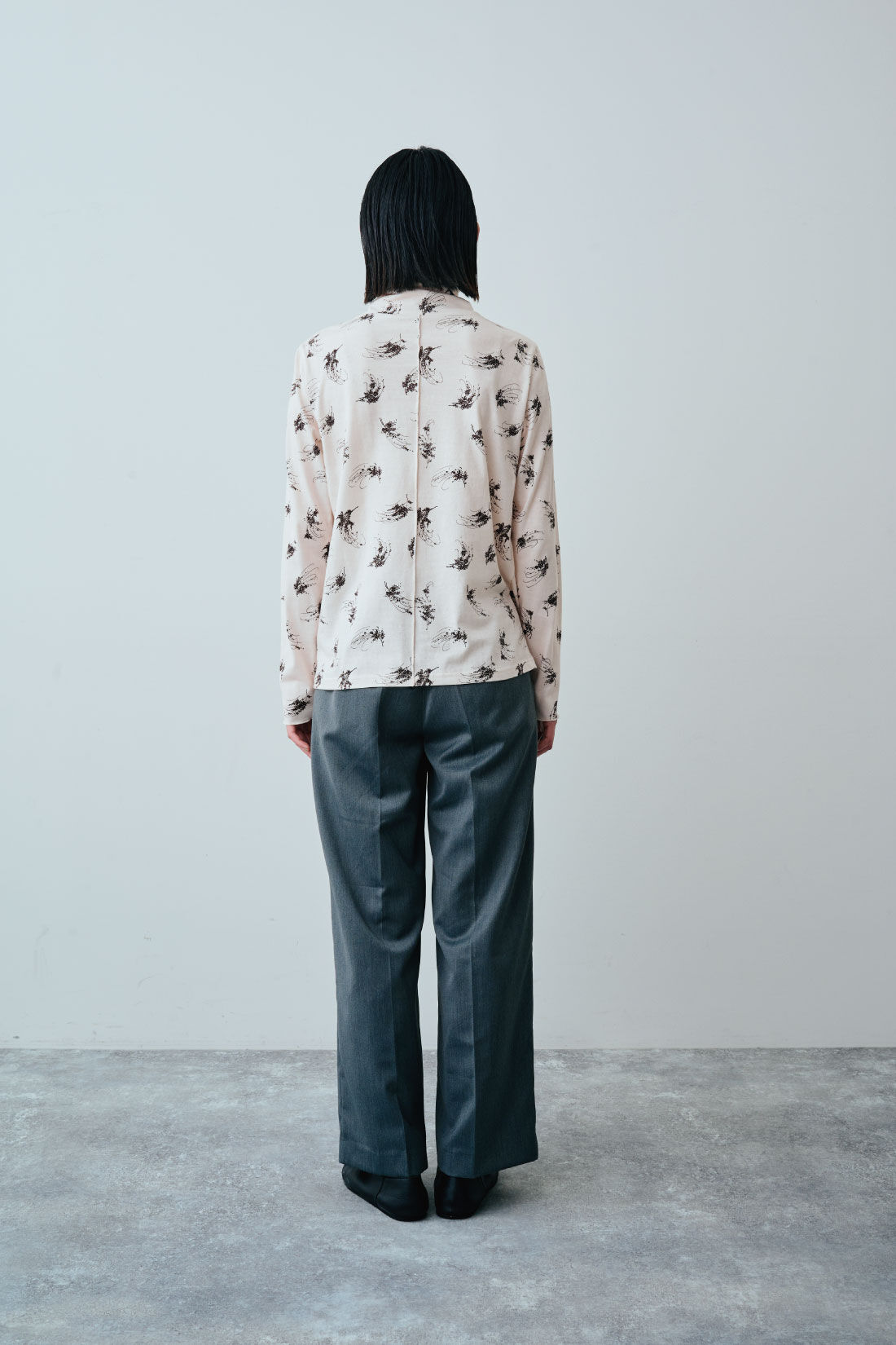 MEDE19F|MEDE19F　ミュルーズモダン〈「ミュルーズ染織美術館」アーカイブコレクション〉コットンプリントハイネックトップスの会