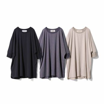 MEDE19F | 接触冷感梨地トップス