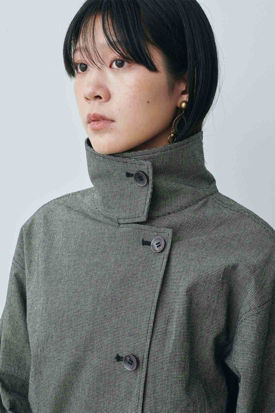 MEDE19F|MEDE19F　千鳥格子のオールインワン〈ブラック〉