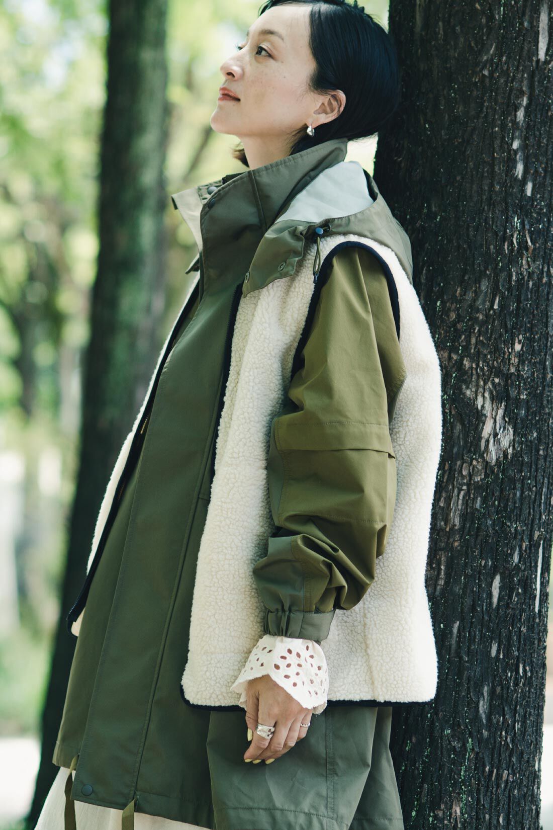 MEDE19F|GERRY（Ｒ） for MEDE19F　高山都さんコラボ ライナー付きマウンテンコート
