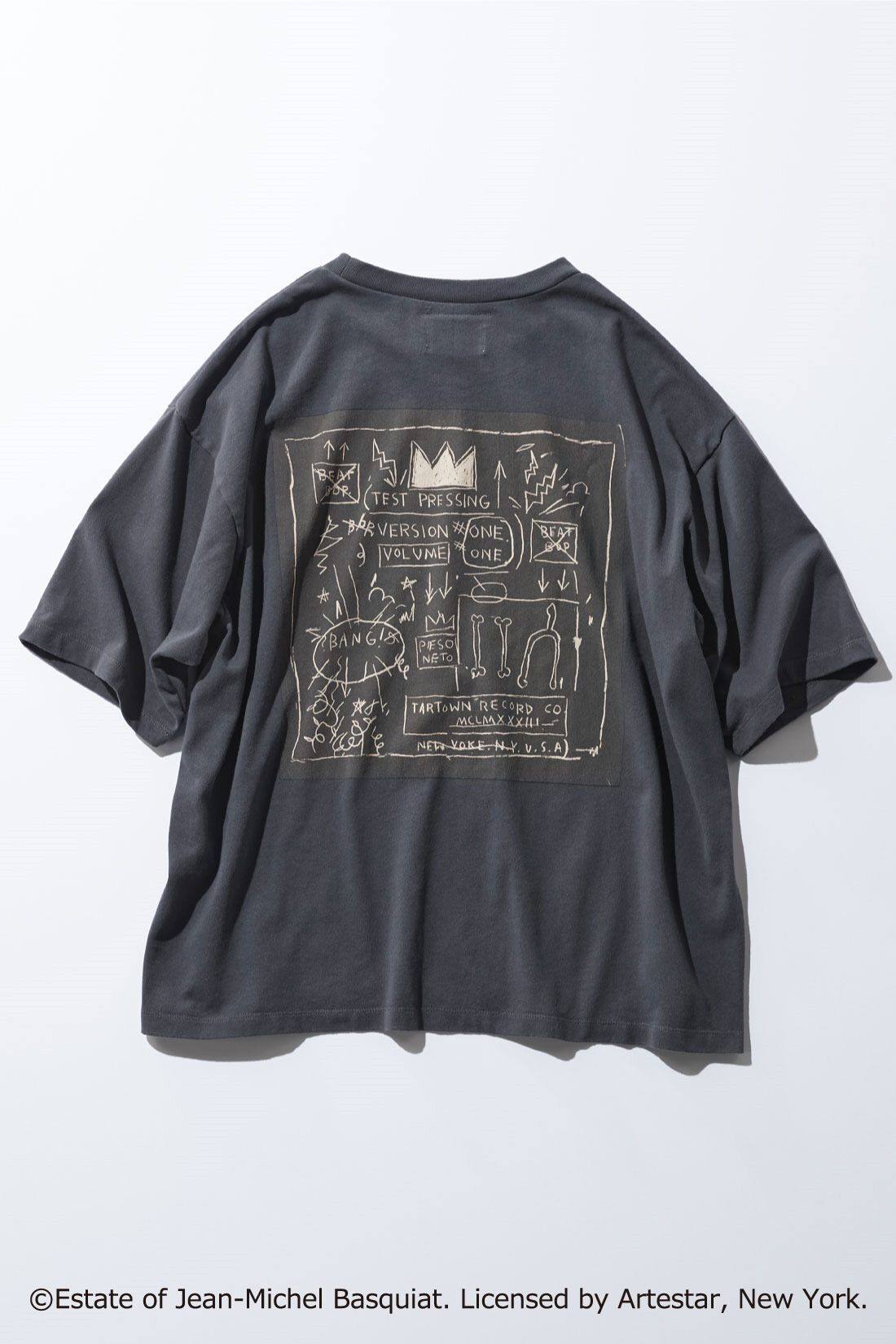 MEDE19F|MEDE19F　ART meets MEDE19F バックプリントＴシャツ〈Jean-Michel Basquiat〉|BACK