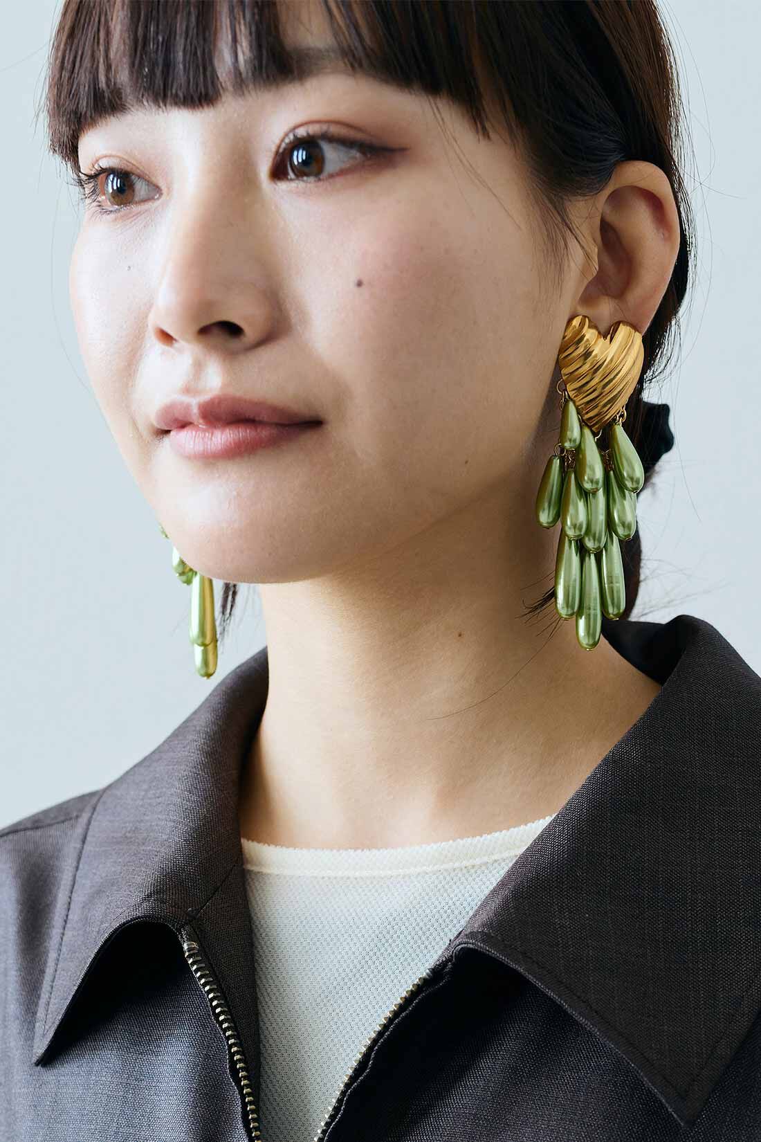 MEDE19F|MEDE19F　Boutique888さんコラボ ハートモチーフイヤアクセ