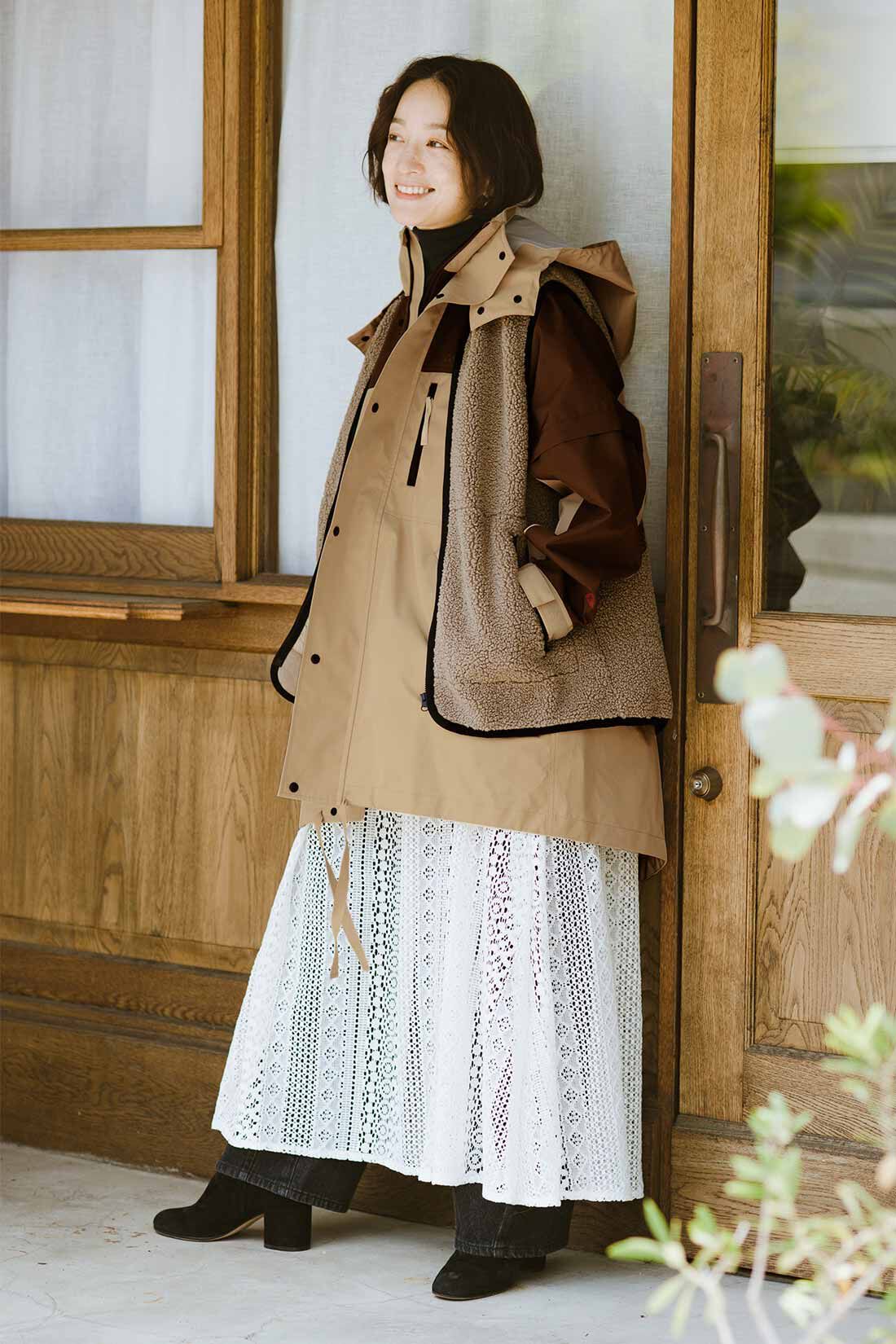 MEDE19F|GERRY（Ｒ） for MEDE19F　高山都さんコラボ ライナー付きマウンテンコート