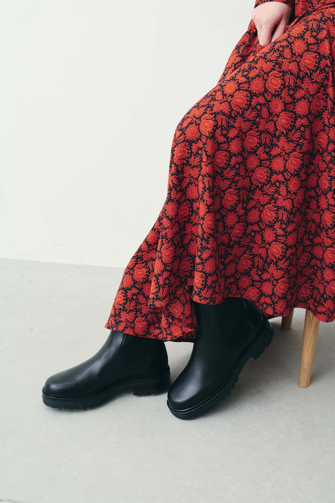 MEDE19F|【WEB限定】MEDE19F 〈SELECT〉　イタリアの職人が作った CORSOROMA サイドゴアミドルブーツ