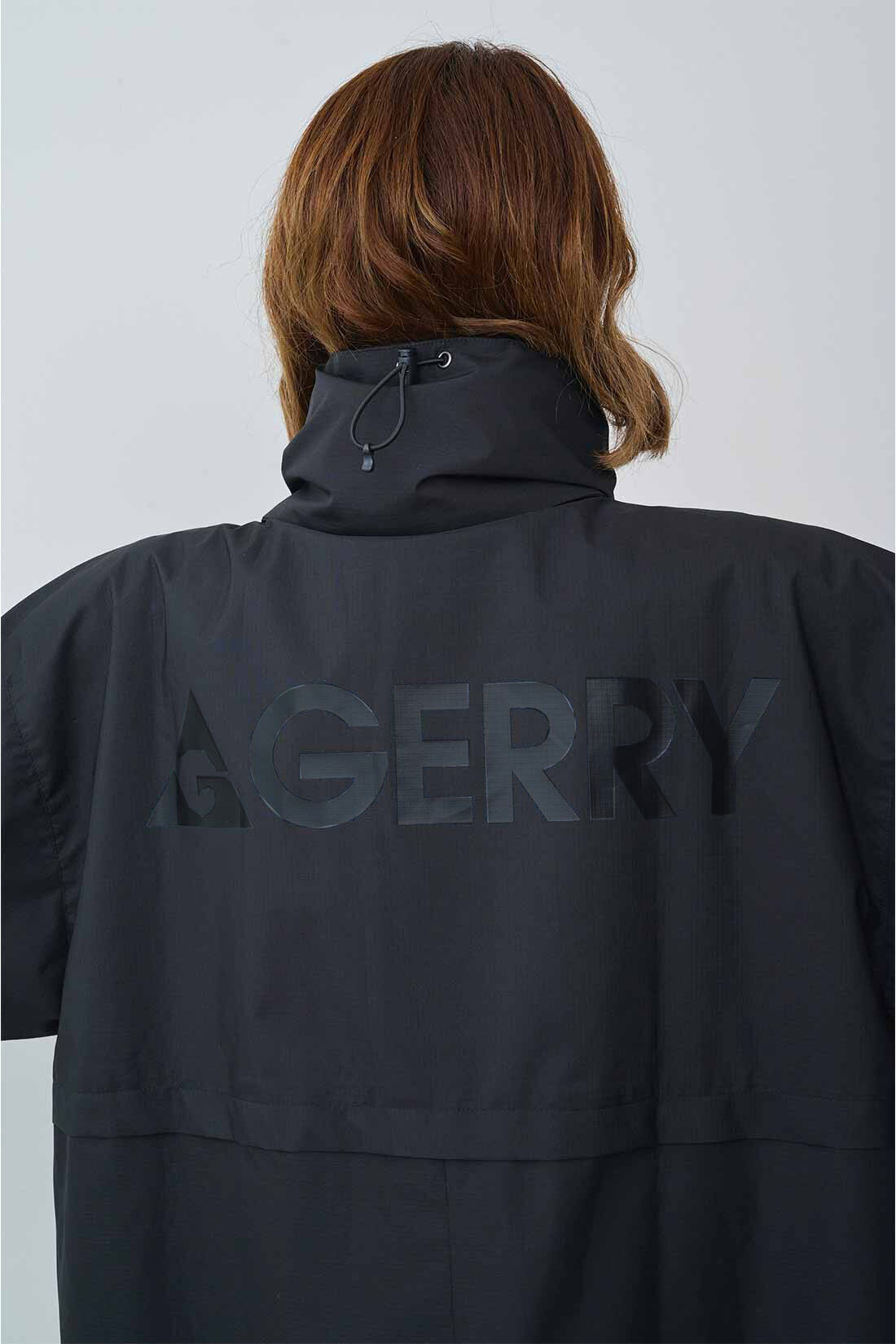 MEDE19F|GERRY（R） for MEDE19F　2レイヤー素材のミリタリーコート〈ブラック〉